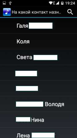 a list of contacts will open, in which it remains to click on the selected name