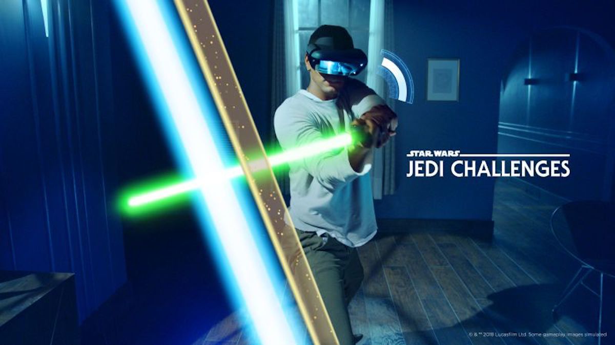 Для режима Lightsaber Versus требуются два отдельных набора Star Wars: Jedi Challenges