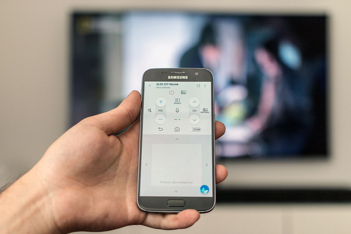 Однако меня удивил вопрос из меню конфигурации телевизора: у вас есть телефон Samsung Galaxy
