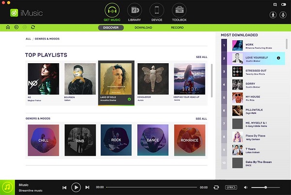 Aimersoft iMusic (YouTube Music Downloader & Manager)