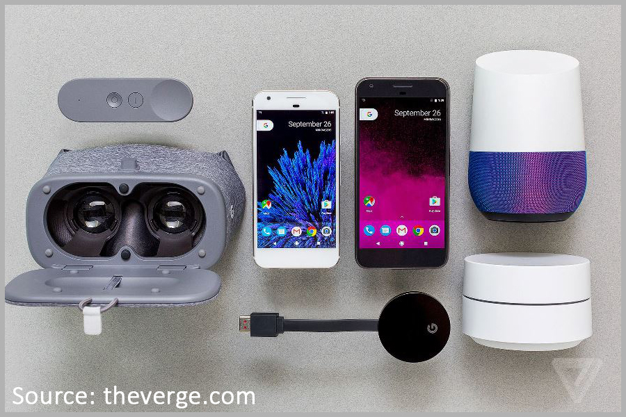 Особенность, характерная для телефонов Pixel:   Google Assistant   личный помощник на основе облачного искусственного интеллекта, который связан с   Daydream VR гарнитура   , новый   Chromecast Ultra   ,   Домашний интерфейс   и новый   Домашний маршрутизатор Google Wi-Fi   ,