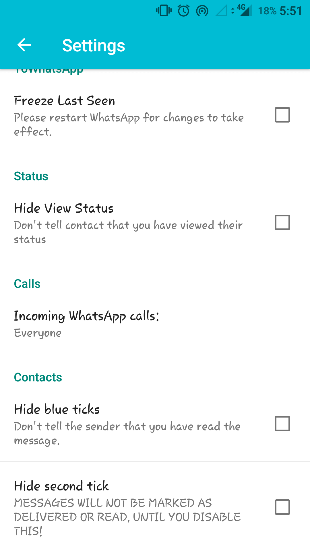 YoWhatsApp Mod для Android